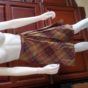 Chaps plaid skirt